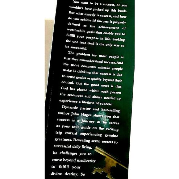 The Seven Secrets of Unlocking Genuine Greatness by John Hagee Setting Goals - Picture 4 of 7